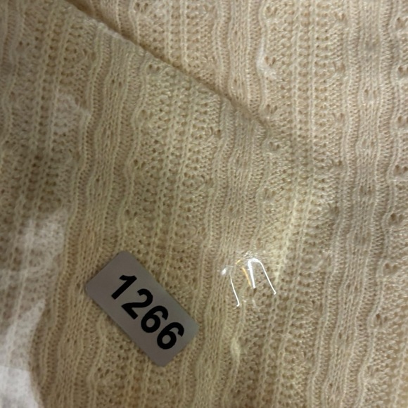 Sundays Wearesundays Light Yellow Cream Ribbed Tank Top Size Small - Picture 8 of 8